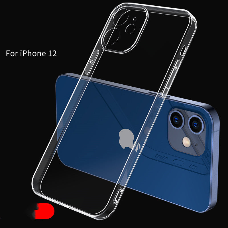 Compatible with Apple, Compatible with Apple , iPhone 12 case silicone anti drop transparent