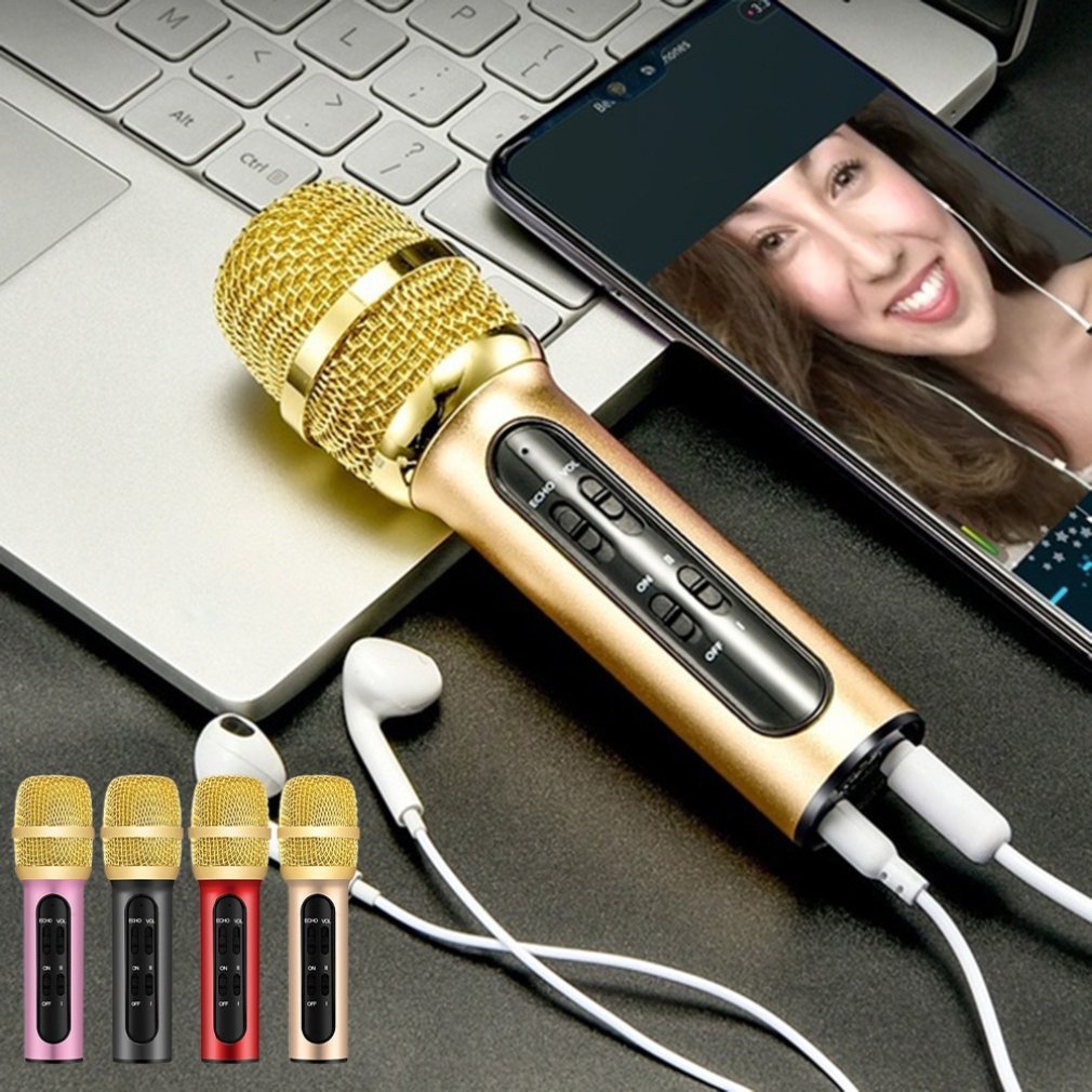 Phone K song condenser sound card microphone