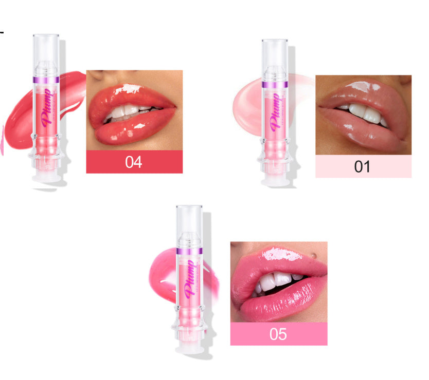 Nuevo tubo de labios de color intenso, labios ligeramente picantes, labios de miel, espejo de vidrio, lápiz labial líquido