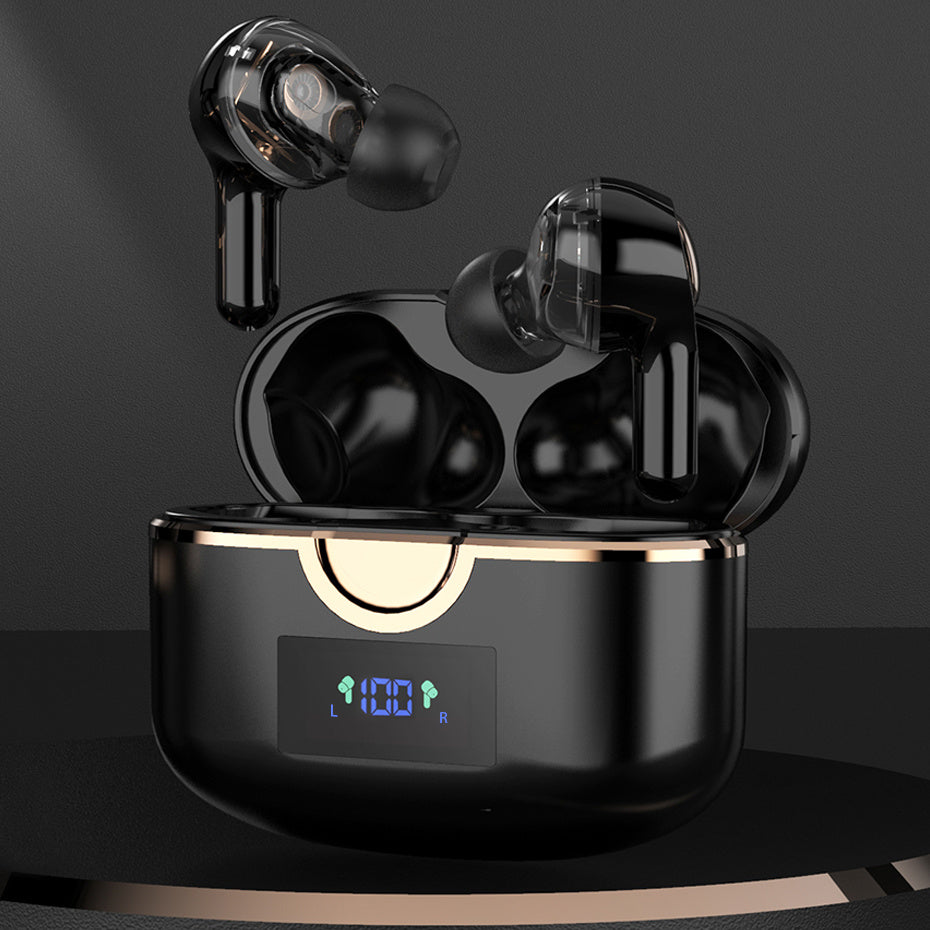 Binaural In-Ear Digital Display Wireless Bluetooth Headset