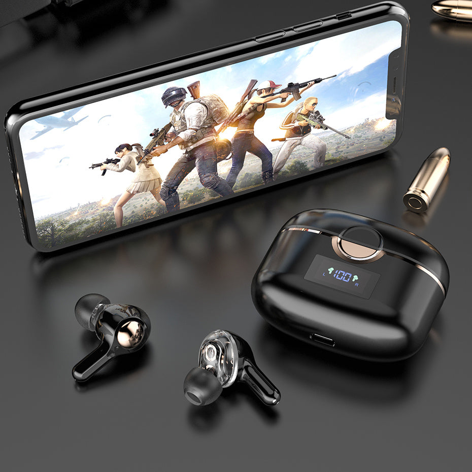 Binaural In-Ear Digital Display Wireless Bluetooth Headset