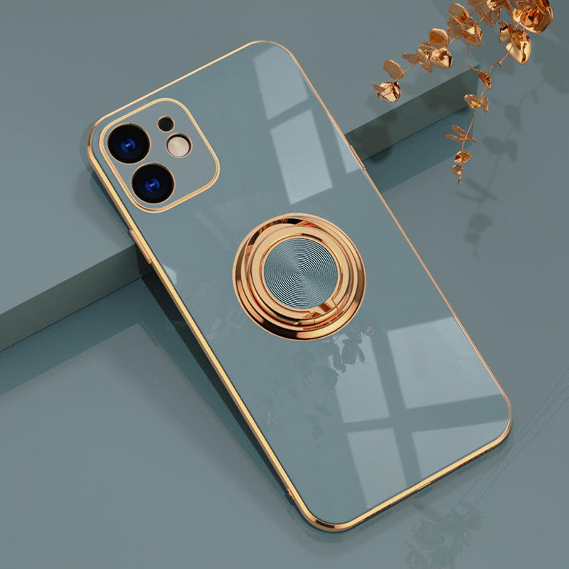 Electroplating Car Magnetic Mobile Phone Case