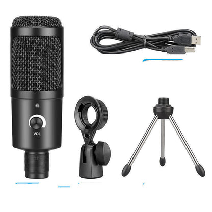 Notebook Computer Desktop Stand Set Recording Condenser Microphone