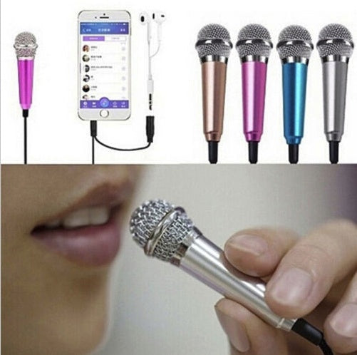 Mini mobile phone microphone mobile phone recording sing small microphone small microphone