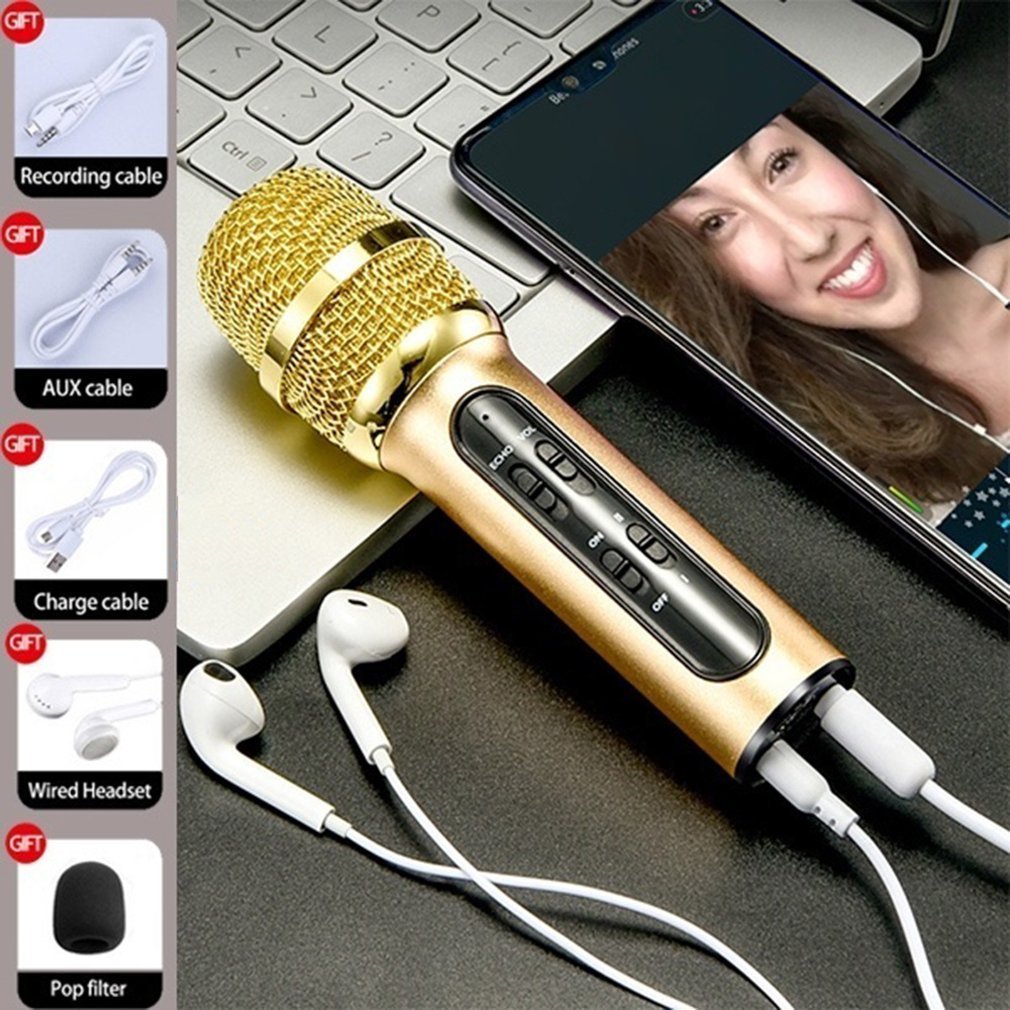 Phone K song condenser sound card microphone