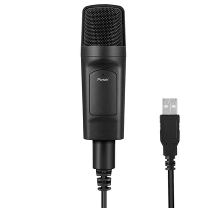 USB Condenser Microphone Computer Desktop Live Recording Wired Microphone