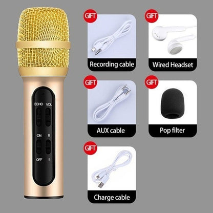 Phone K song condenser sound card microphone