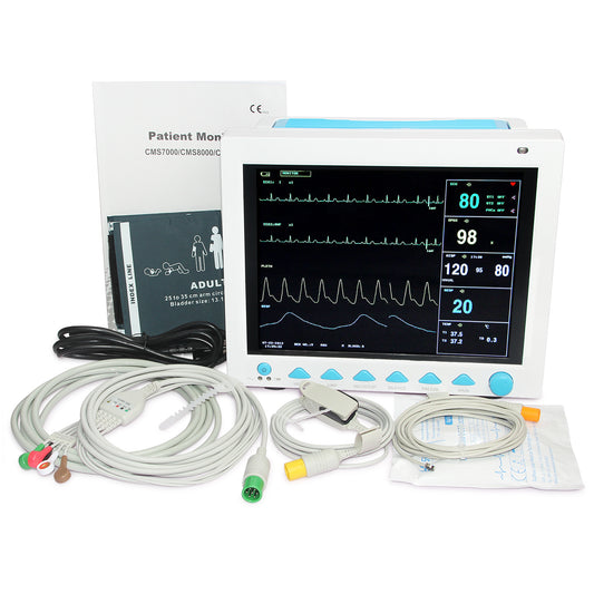 12.1 Inch  ICU CCU 6 Parameters Patient Monitor,ECG,NIBP,SPO2,PR,RESP,TEMP CMS8000