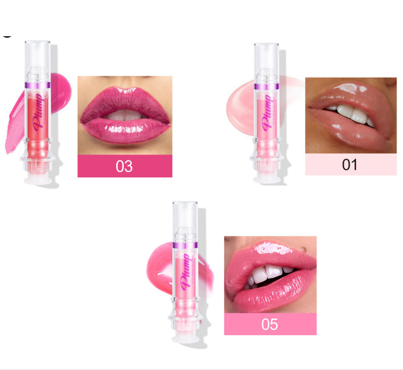 Nuevo tubo de labios de color intenso, labios ligeramente picantes, labios de miel, espejo de vidrio, lápiz labial líquido