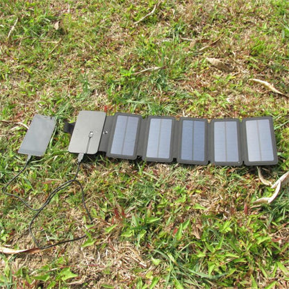 Outdoor Folding Solar Panel Charger Portable 5V 2.1A USB Output Devices Camp Hiking Backpack Travel Power Supply For Smartphones