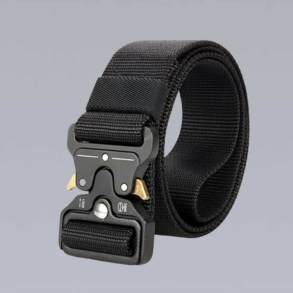 Military Tactical Belt Heavy Duty Security Guard Working Utility Nylon Waistband