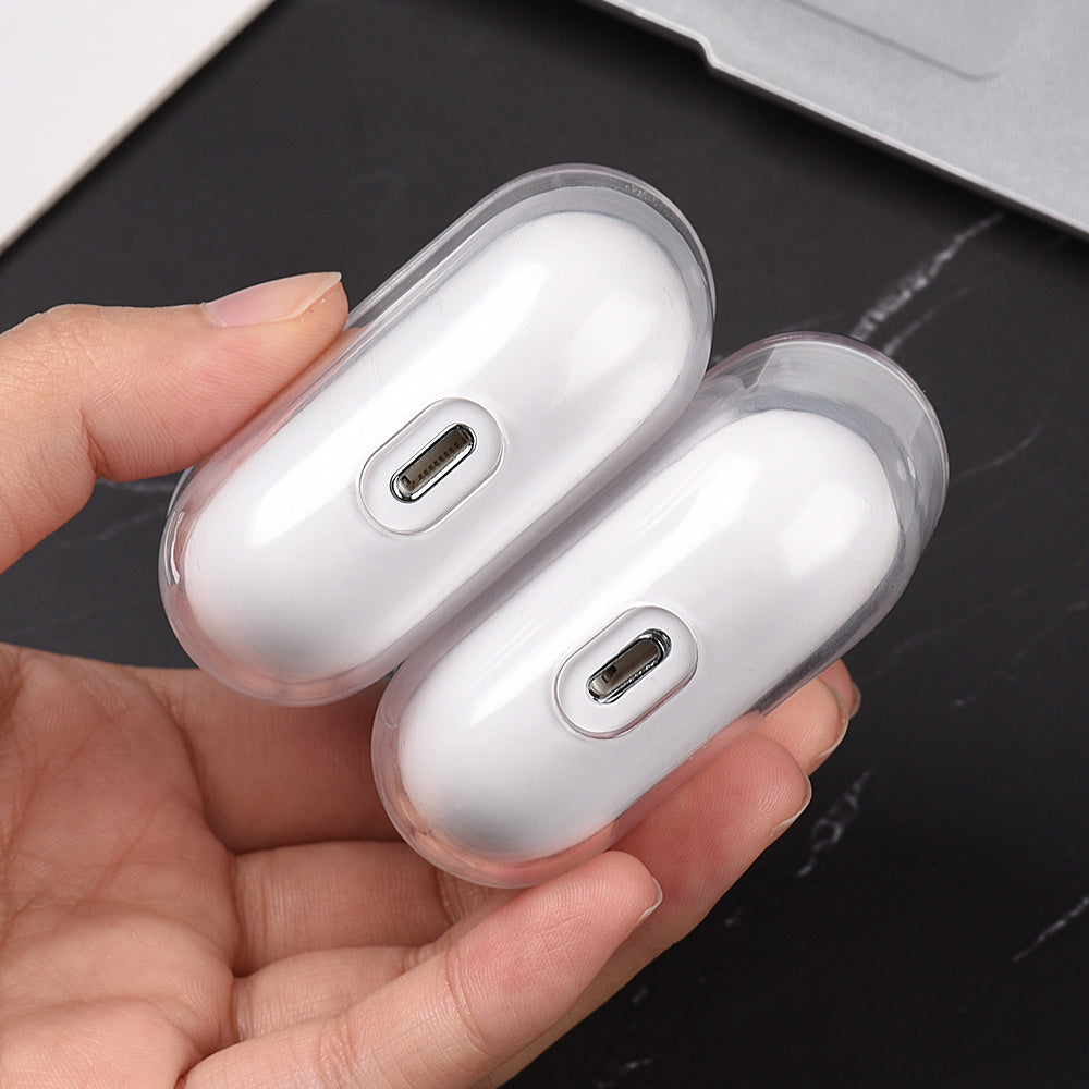 Estuche transparente para Airpods 2 3 Pro 1 Estuche para PC Estuche transparente para auriculares para Air Pods Pro 2 3 1 Estuche para auriculares Estuche para caja de carga Carcasa