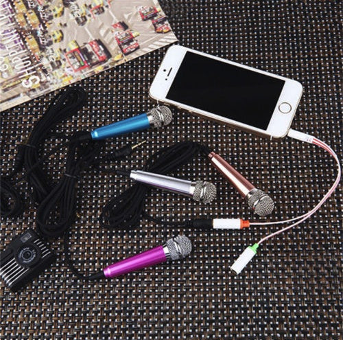 Mini mobile phone microphone mobile phone recording sing small microphone small microphone