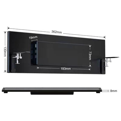 Chassis Secondary Screen Display Computer Temperature Monitoring