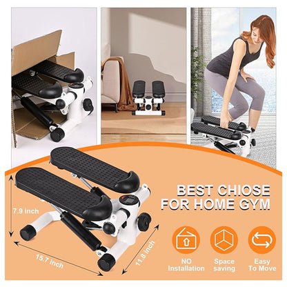 Máquinas de step con bandas de resistencia ajustables para ejercicios en casa, fitness, montañismo, multifunción, para entrenamiento cardiovascular profesional