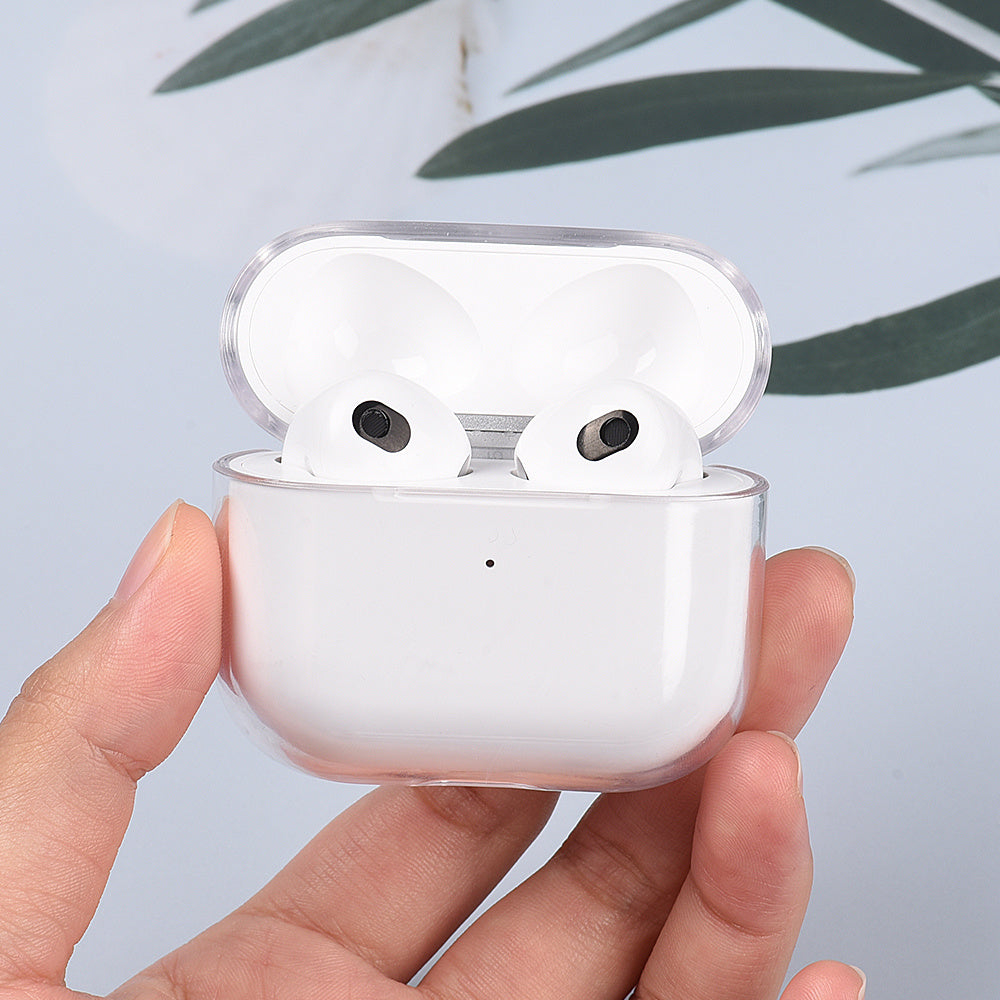 Estuche transparente para Airpods 2 3 Pro 1 Estuche para PC Estuche transparente para auriculares para Air Pods Pro 2 3 1 Estuche para auriculares Estuche para caja de carga Carcasa