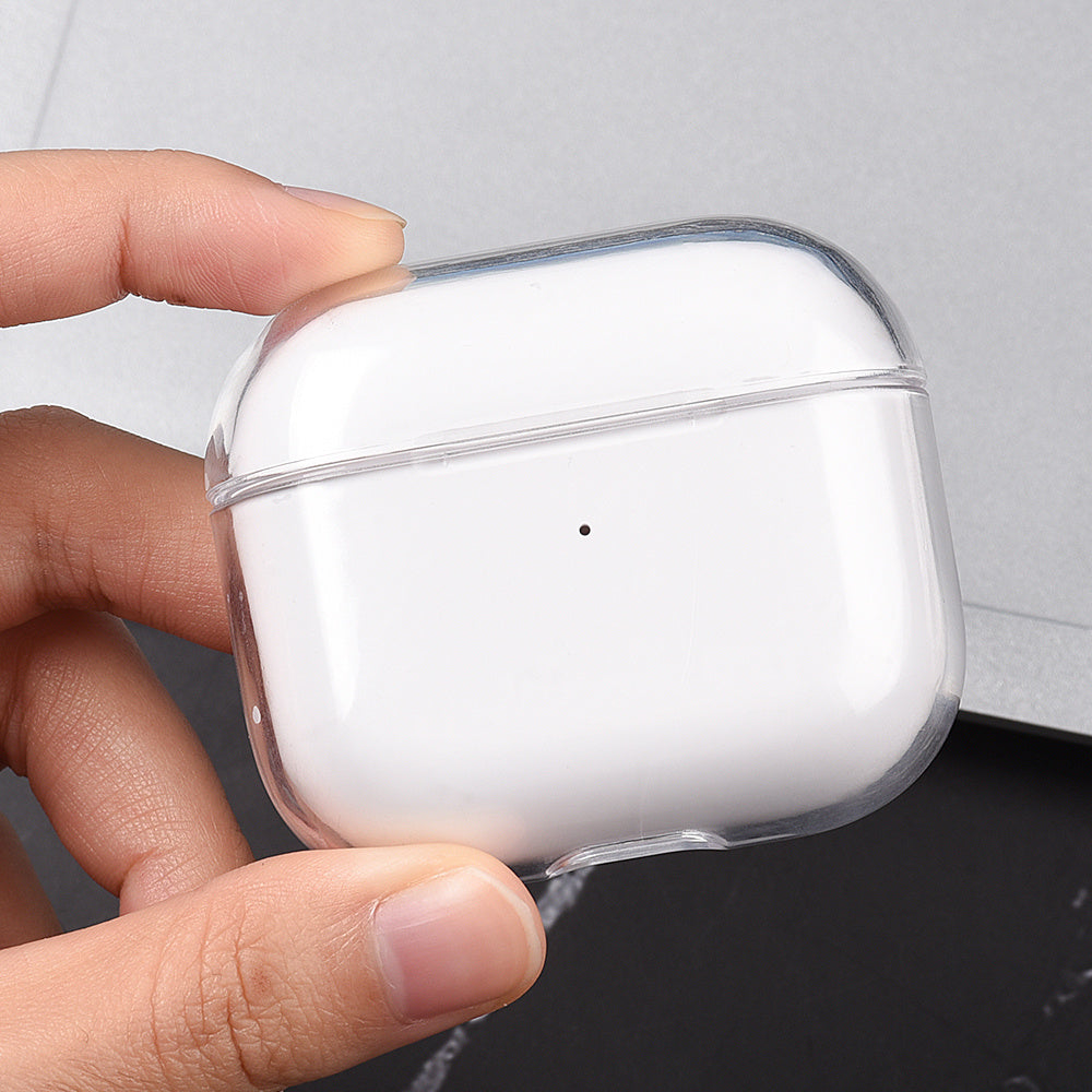 Estuche transparente para Airpods 2 3 Pro 1 Estuche para PC Estuche transparente para auriculares para Air Pods Pro 2 3 1 Estuche para auriculares Estuche para caja de carga Carcasa