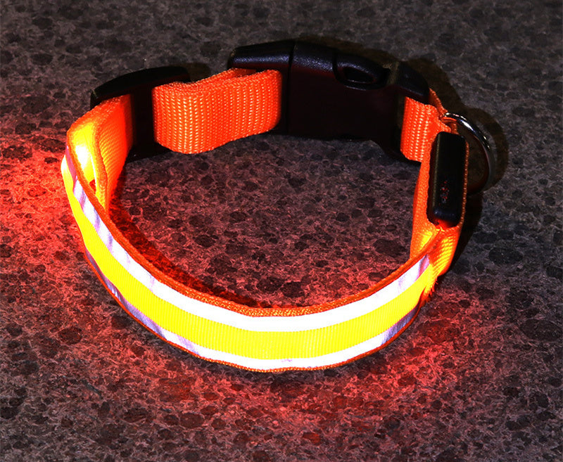 Anti-lost Led Luminous Dog Collar Pet Supplies