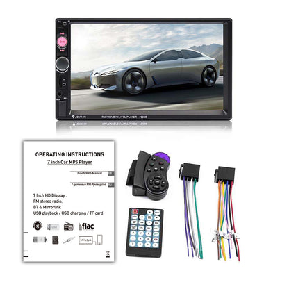 HD 7-inch Vehicle-mounted MP5 Bluetooth Hands-free FM Card Inserting Machine