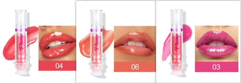 Nuevo tubo de labios de color intenso, labios ligeramente picantes, labios de miel, espejo de vidrio, lápiz labial líquido