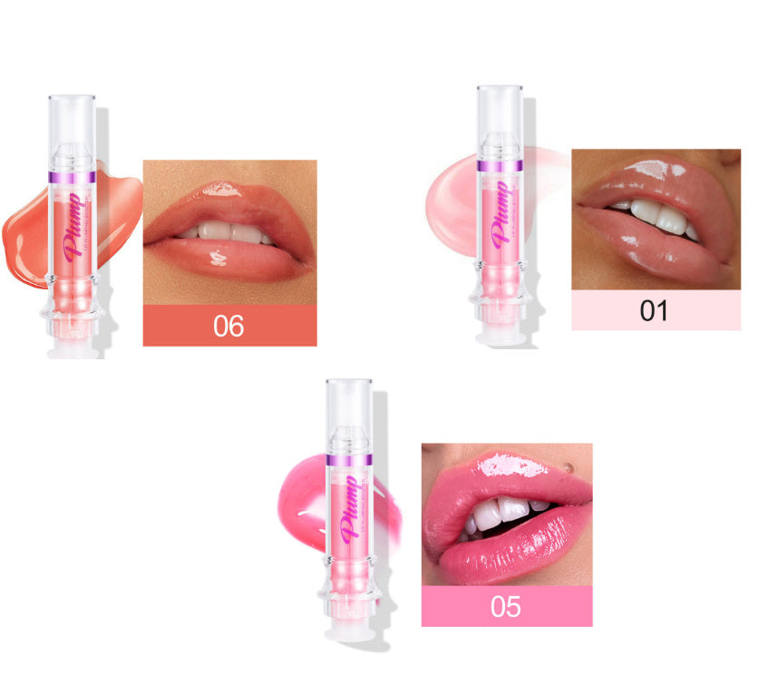 Nuevo tubo de labios de color intenso, labios ligeramente picantes, labios de miel, espejo de vidrio, lápiz labial líquido