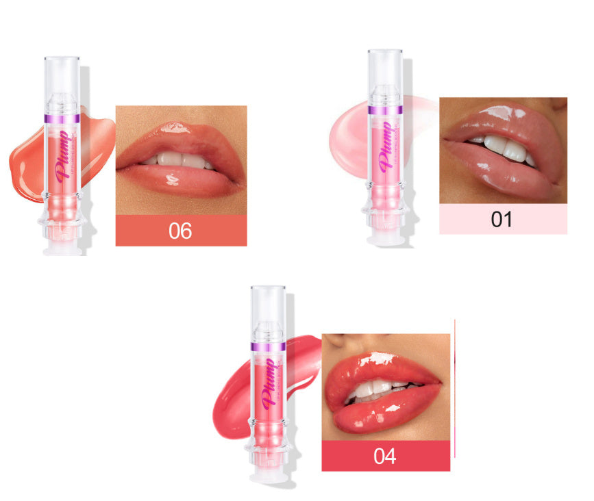 Nuevo tubo de labios de color intenso, labios ligeramente picantes, labios de miel, espejo de vidrio, lápiz labial líquido