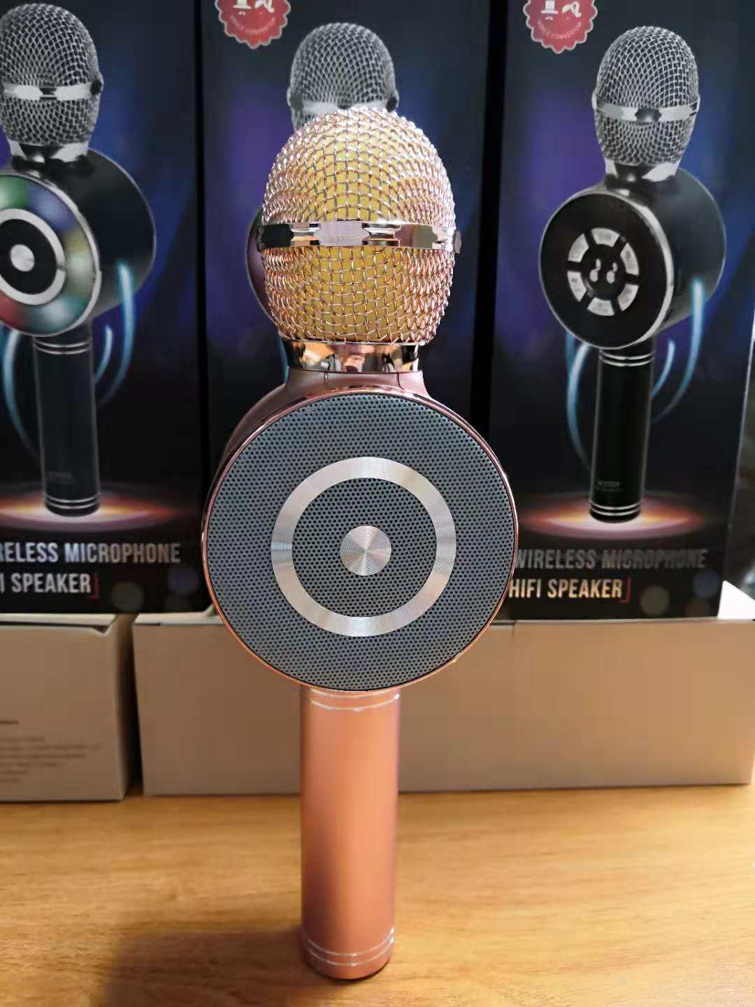 K Song Wireless Bluetooth Microphone Microphone Integrated KTV Audio