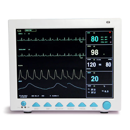 ETCO2 Sidestream Capnography Vital Signs ICU CCU Patient Monitor 7 Parameters CONTEC