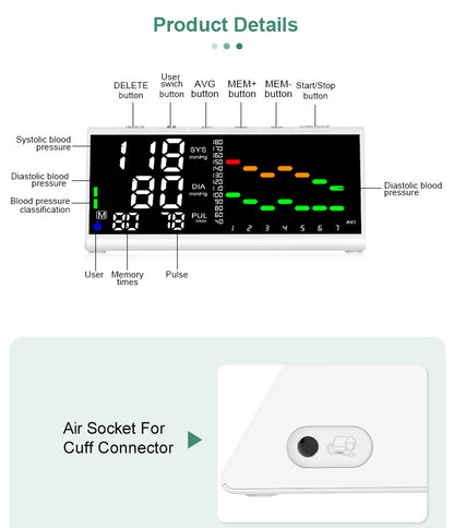 Household Automatic Blood Pressure Measuring Instrument